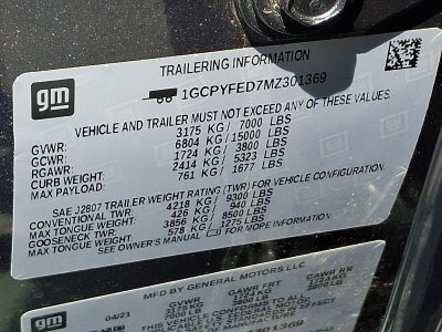 2021 Chevrolet Silverado 1500 LT Trail Boss