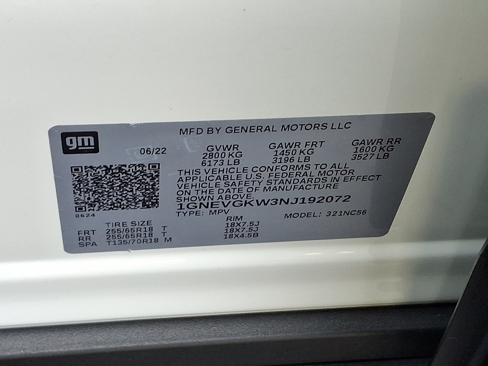 2022 Chevrolet Traverse LT Cloth
