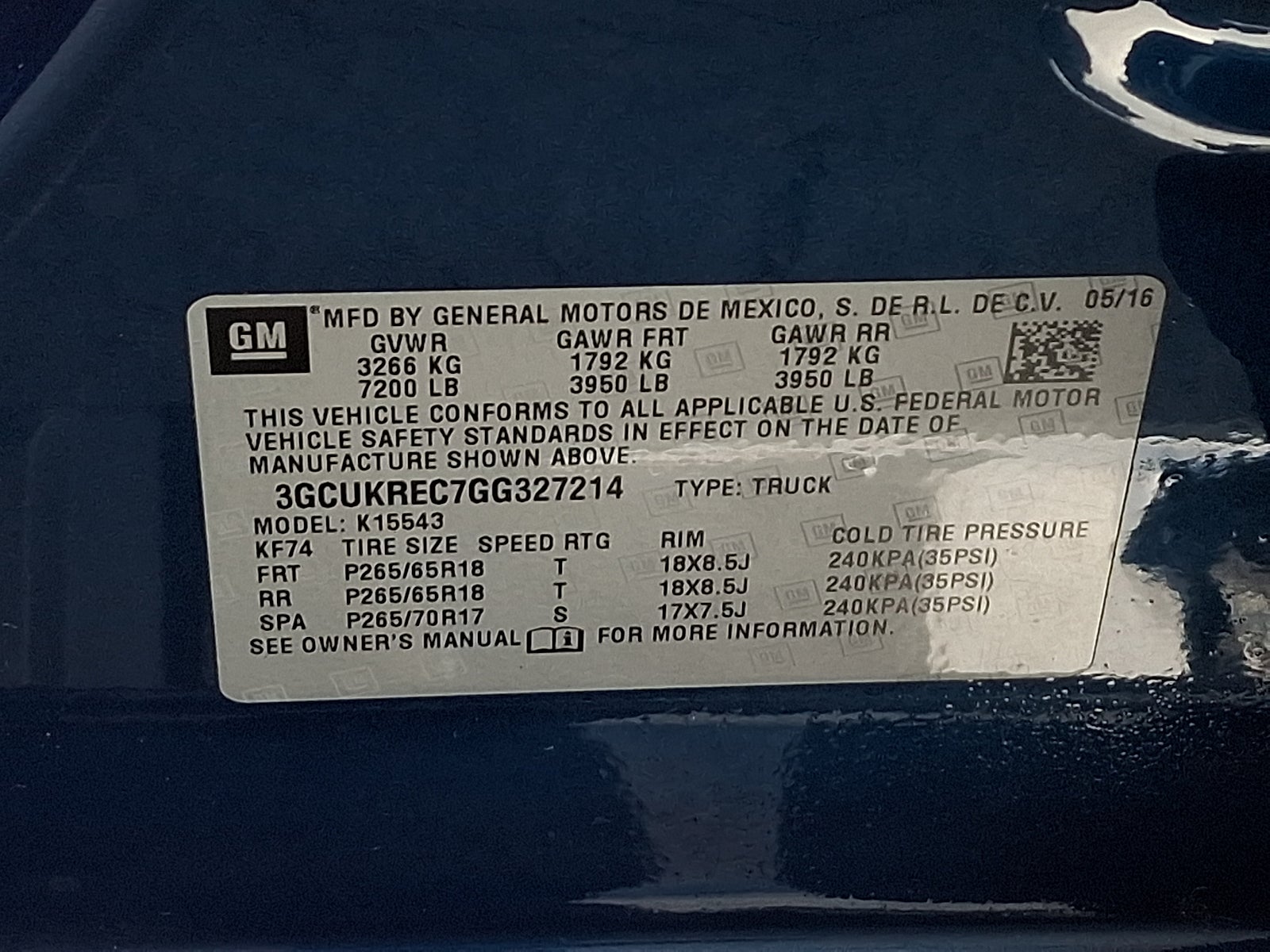 2016 Chevrolet Silverado 1500 LT