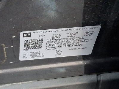 2022 Chevrolet Equinox Premier