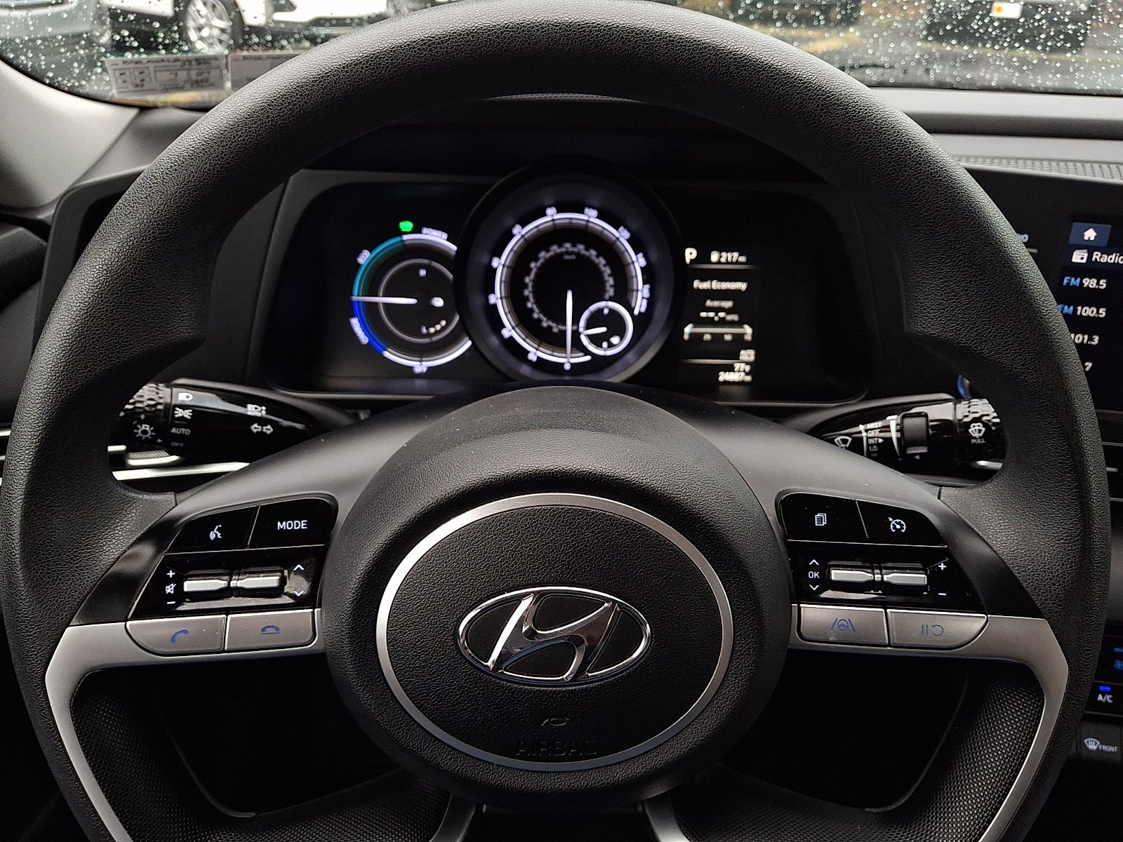 2023 Hyundai Elantra Hybrid Blue