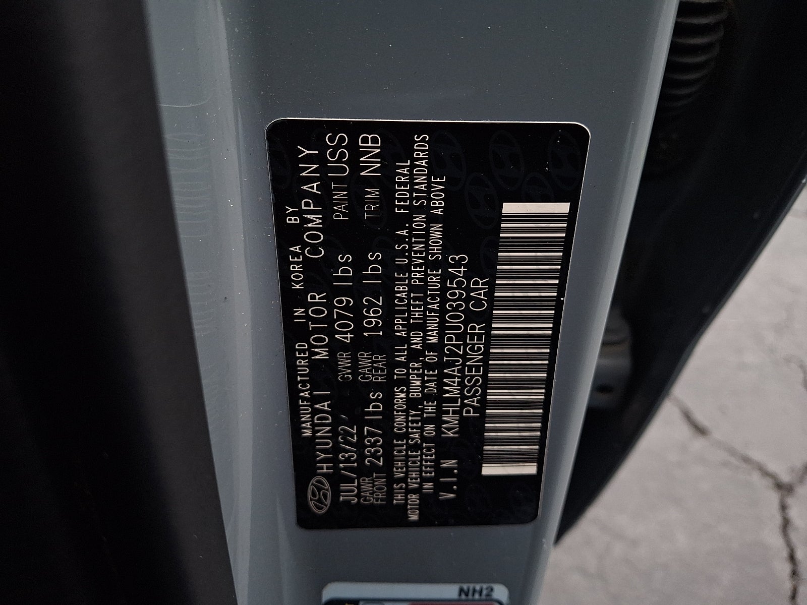 2023 Hyundai Elantra Hybrid Blue
