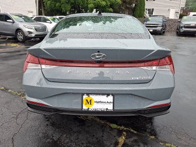 2023 Hyundai Elantra Hybrid Blue
