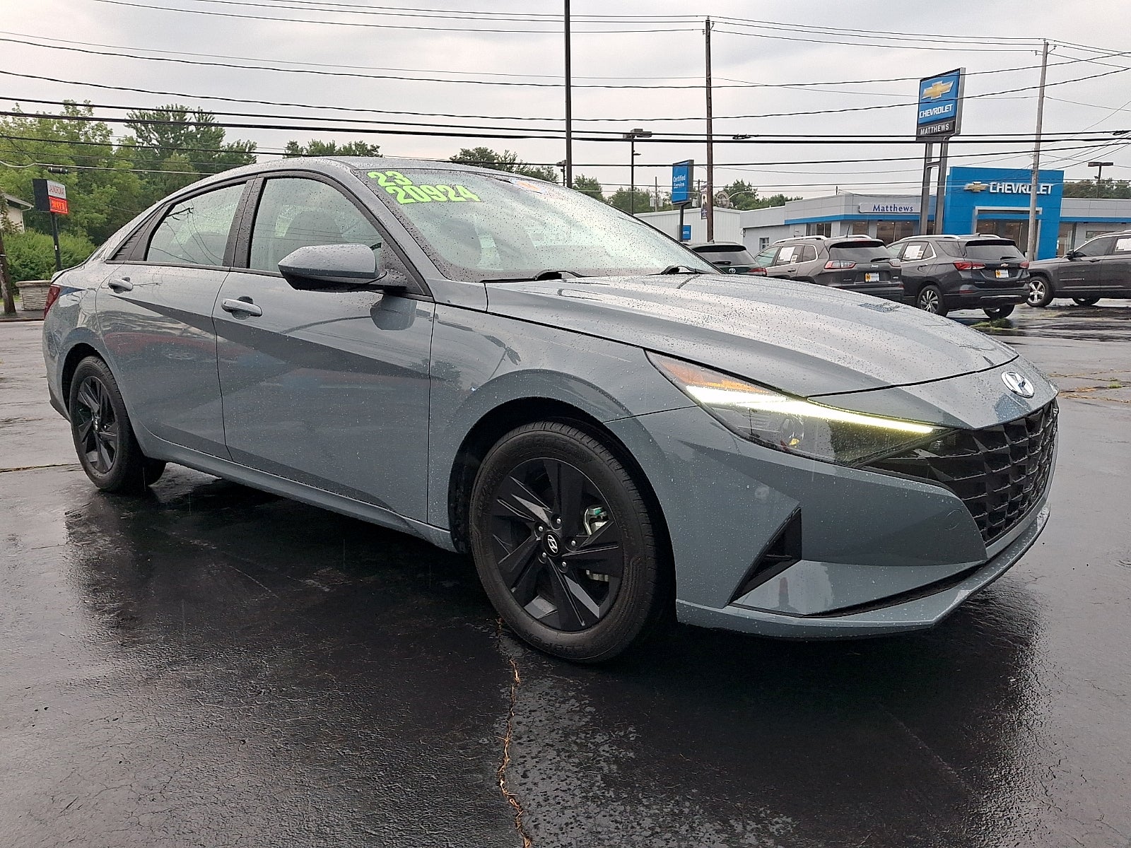 2023 Hyundai Elantra Hybrid Blue