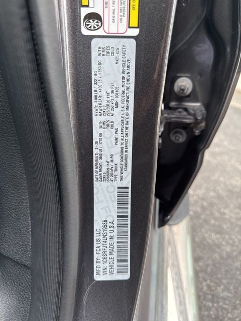 2020 RAM 1500 Laramie
