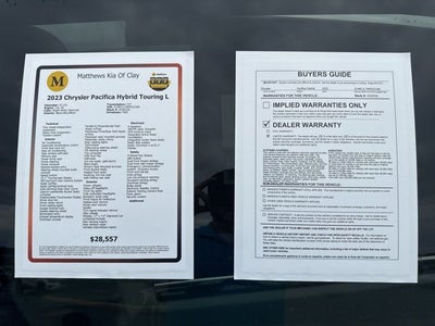 2023 Chrysler Pacifica Hybrid Touring L