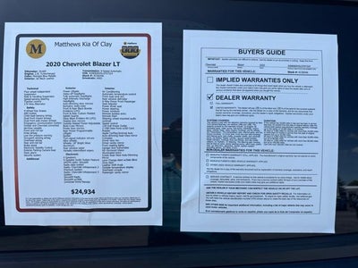 2020 Chevrolet Blazer LT