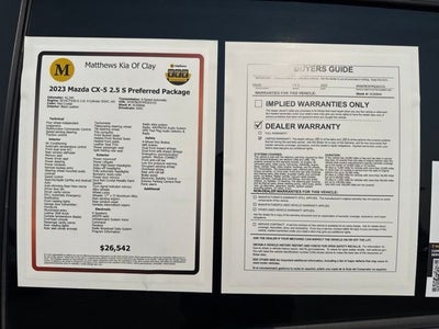 2023 Mazda Mazda CX-5 2.5 S Preferred Package