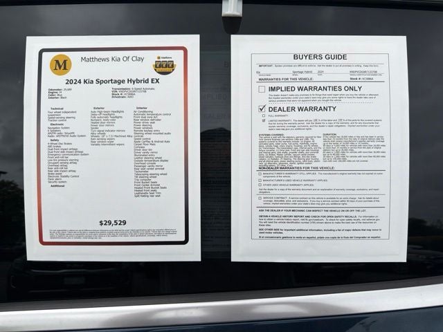2024 Kia Sportage Hybrid EX