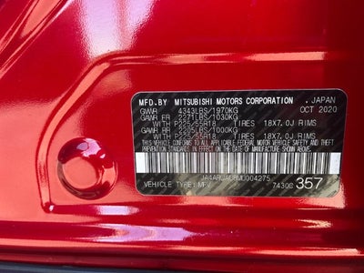2021 Mitsubishi Outlander Sport 2.0 ES