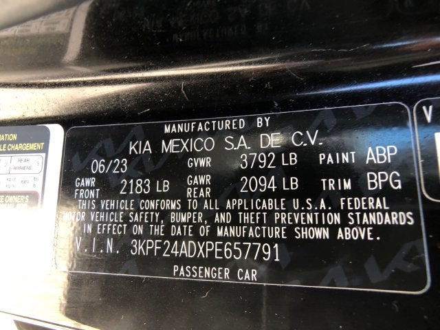 2023 Kia Forte LXS