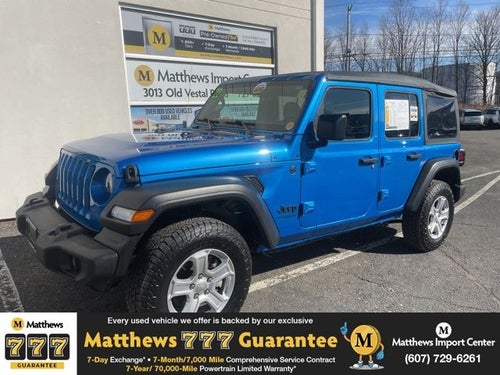 2022 Jeep Wrangler Unlimited Sport S