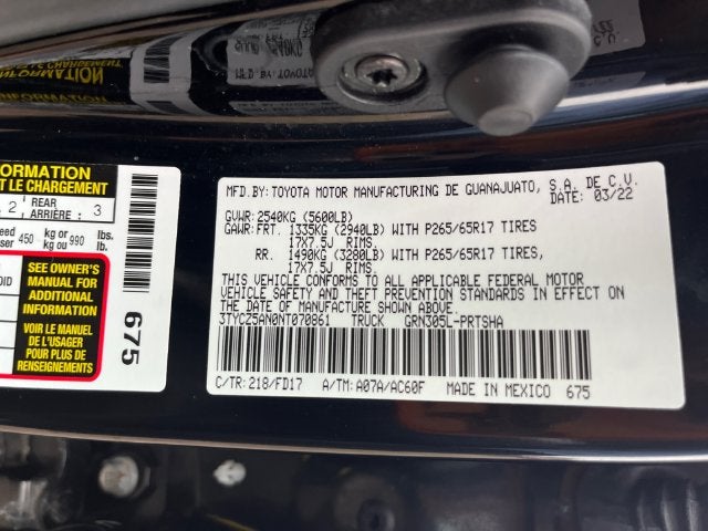2022 Toyota Tacoma TRD Sport V6