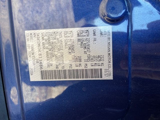 2017 Nissan Rogue SV