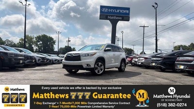 2015 Toyota Highlander Limited Platinum V6