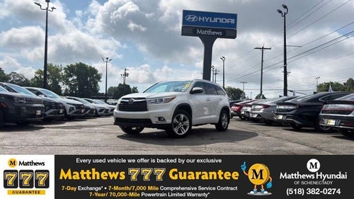 2015 Toyota Highlander Limited Platinum V6