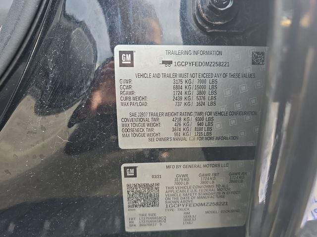 2021 Chevrolet Silverado 1500 LT Trail Boss