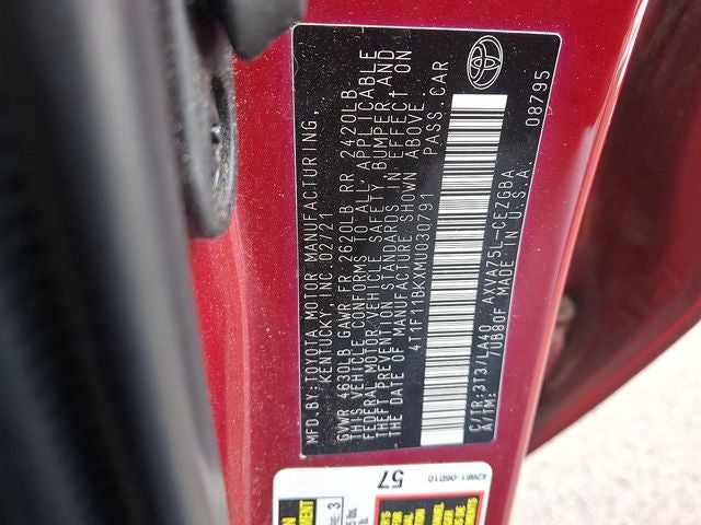 2021 Toyota Camry XLE